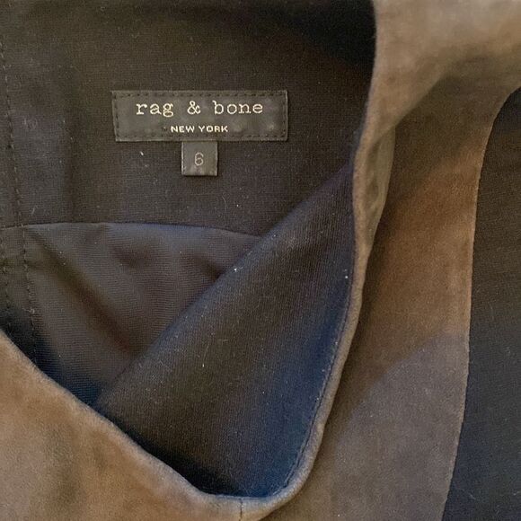 💛 $895 Rag and Bone Harrow Suede Dress - Picture 9 of 10